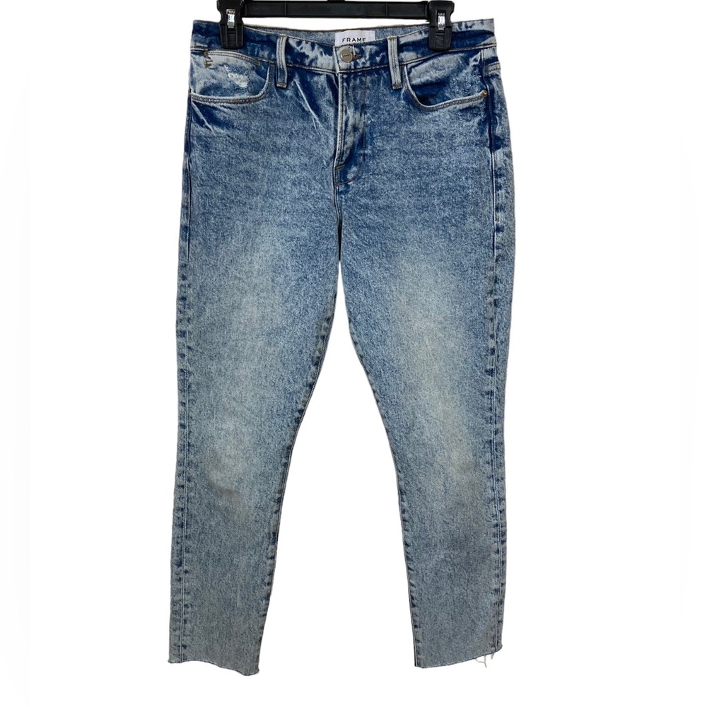 Frame Le‎ High Crop Stonewash Jeans